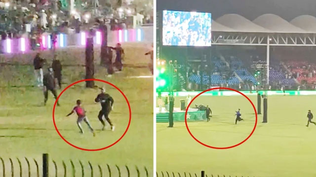 کئی فٹ بلند جنگلے بھی فینز کو نہ روک سکے، ویڈیو وائرل