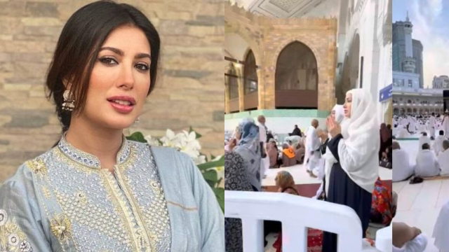 اداکارہ مہوش حیات نے عمرے کی سعادت حاصل کرلی