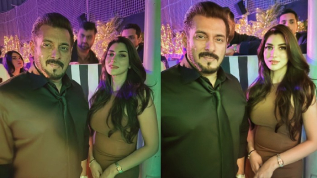 اداکارہ نازش جہانگیر کی سلمان خان سے ملاقات؛ تصویر وائرل