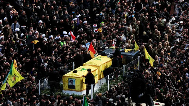 حسن نصر اللہ اور سید صفی الدین کی نماز جنازہ ادا، لاکھوں افراد کی شرکت