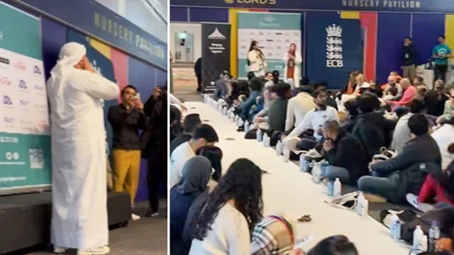 لارڈز کے تاریخی کرکٹ گراؤنڈ میں تالیوں کے بجائے اذان کی گونج