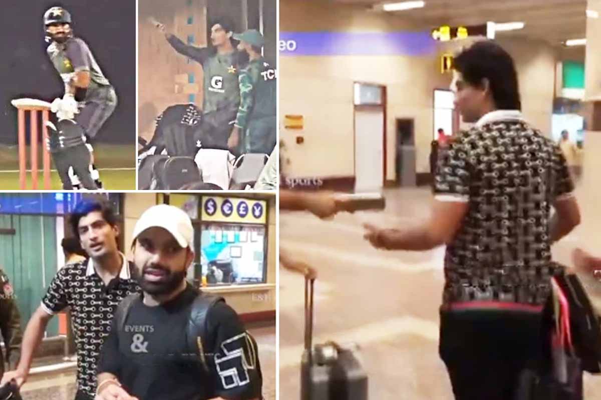 فون توڑنے کے بعد رضوان نے نسیم شاہ کو اپنا موبائل دیدیا، ویڈیو وائرل