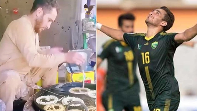 قومی فٹبالر معاشی تنگی کے باعث سڑک کنارے جیلیبیاں بیچنے لگے