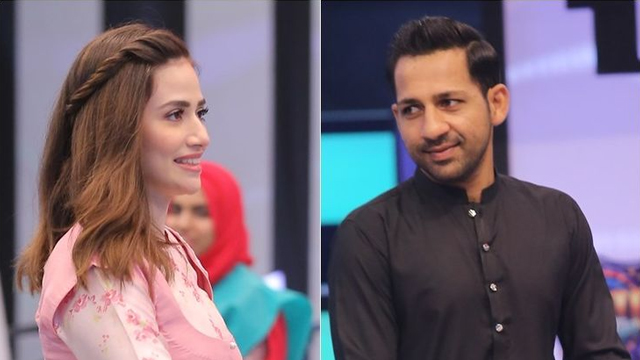 ثنا جاوید کی لائیو شو میں سرفراز احمد سے بدتمیزی، ویڈیو وائرل