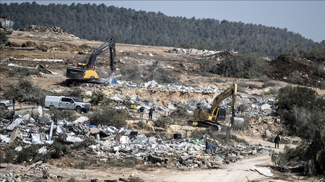 اسرائیل نے 238ویں بار فلسطینی گاؤں کو مسمار کردیا