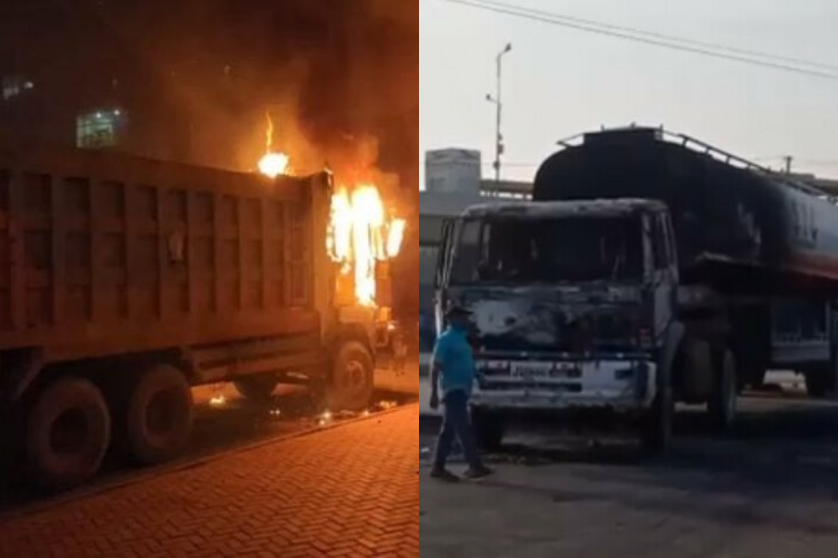 کراچی: ڈمپر نے دو افراد کو کچل کر موت کے منہ میں دھکیل دیا