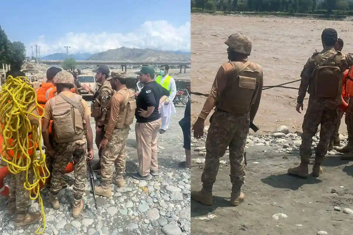 ضلع غذر میں سیلاب متاثرین کیلئے پاک فوج کی فوری امدادی کارروائیاں جاری