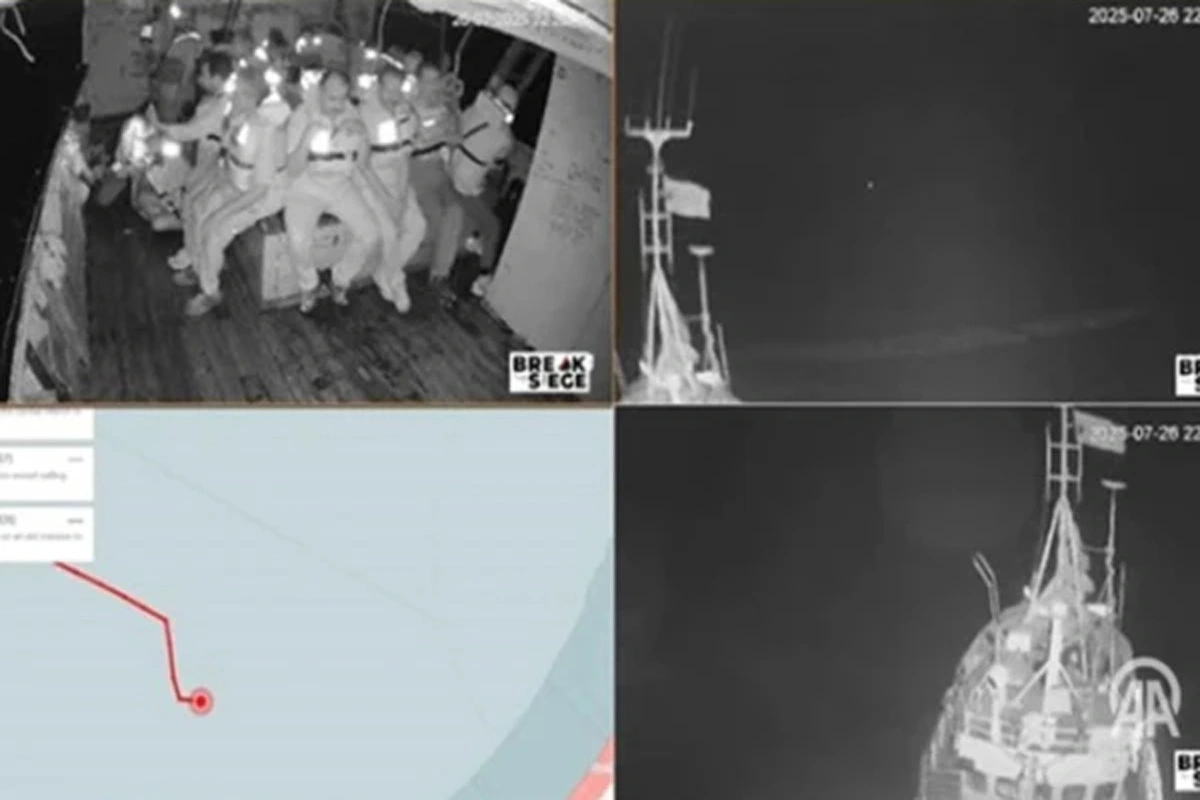 اٹلی سے غزہ امداد لے کر جانے والے بحری جہاز پر اسرائیلی فوج نے قبضہ کر لیا