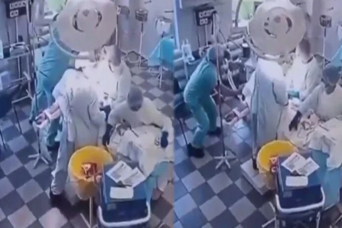 روس میں زلزلے کے دوران بھی ڈاکٹر نے آپریشن جاری رکھا، ویڈیو وائرل