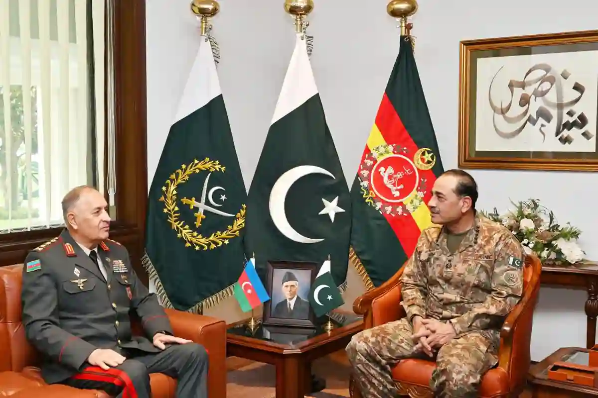 فیلڈ مارشل سے آذربائیجان کے نائب وزیر دفاع کی ملاقات