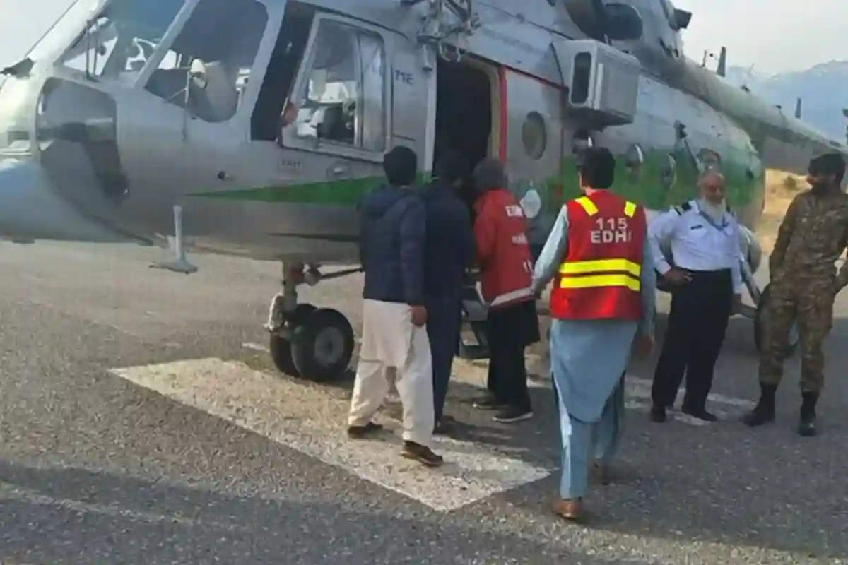 خیبرپختونخوا حکومت کا امدادی سرگرمیوں میں مصروف ہیلی کاپٹر کریش کرگیا، 5 افراد شہید