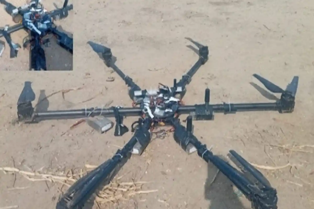 لاہور کے سرحدی علاقے میں حساس اداروں نے بھارتی ڈرون مار گرایا