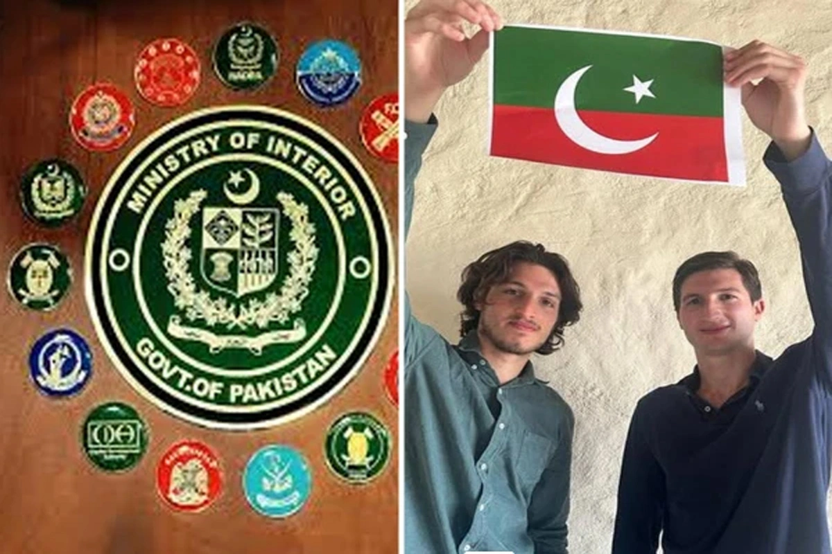 وزارت داخلہ کا بانی پی ٹی آئی کے بیٹوں کی پاکستان آمد سے متعلق بیان