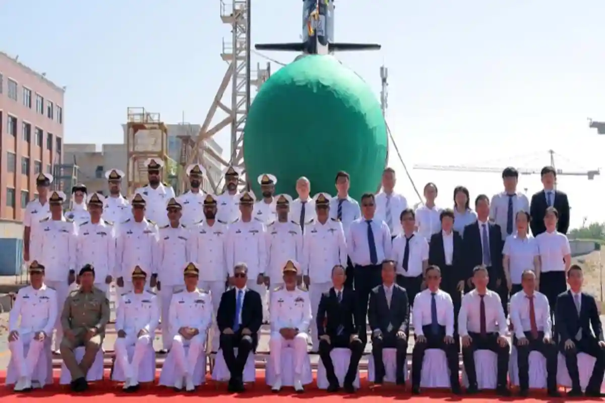 پاک بحریہ کی تیسری ہنگور کلاس آبدوز پی این ایس مانگرو کی لانچنگ تقریب