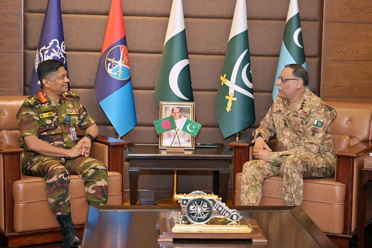 چیئرمین جوائنٹ چیفس آف اسٹاف کمیٹی کی بنگلادیش آرمی سے کوارٹرماسٹرجنرل کی ملاقات