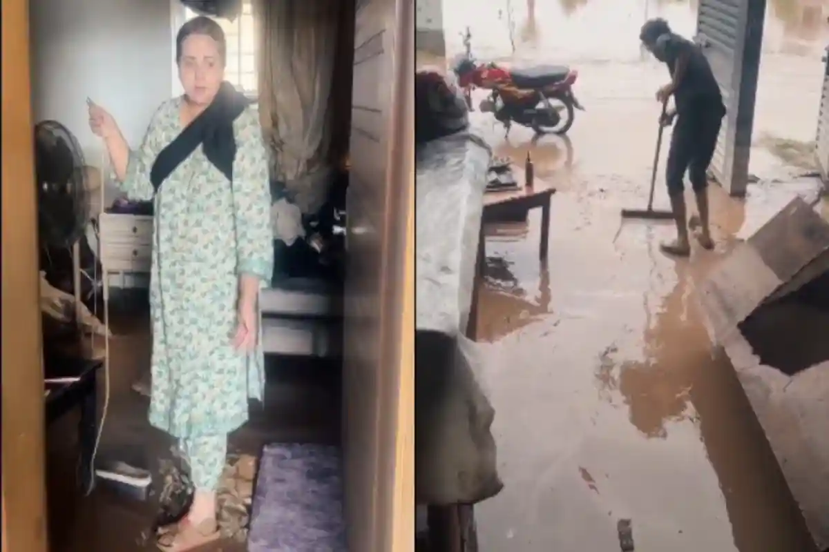 لاہور میں سیلاب کی تباہ کاریاں، گلوکارہ و اداکارہ عارفہ صدیقی کا گھر متاثر
