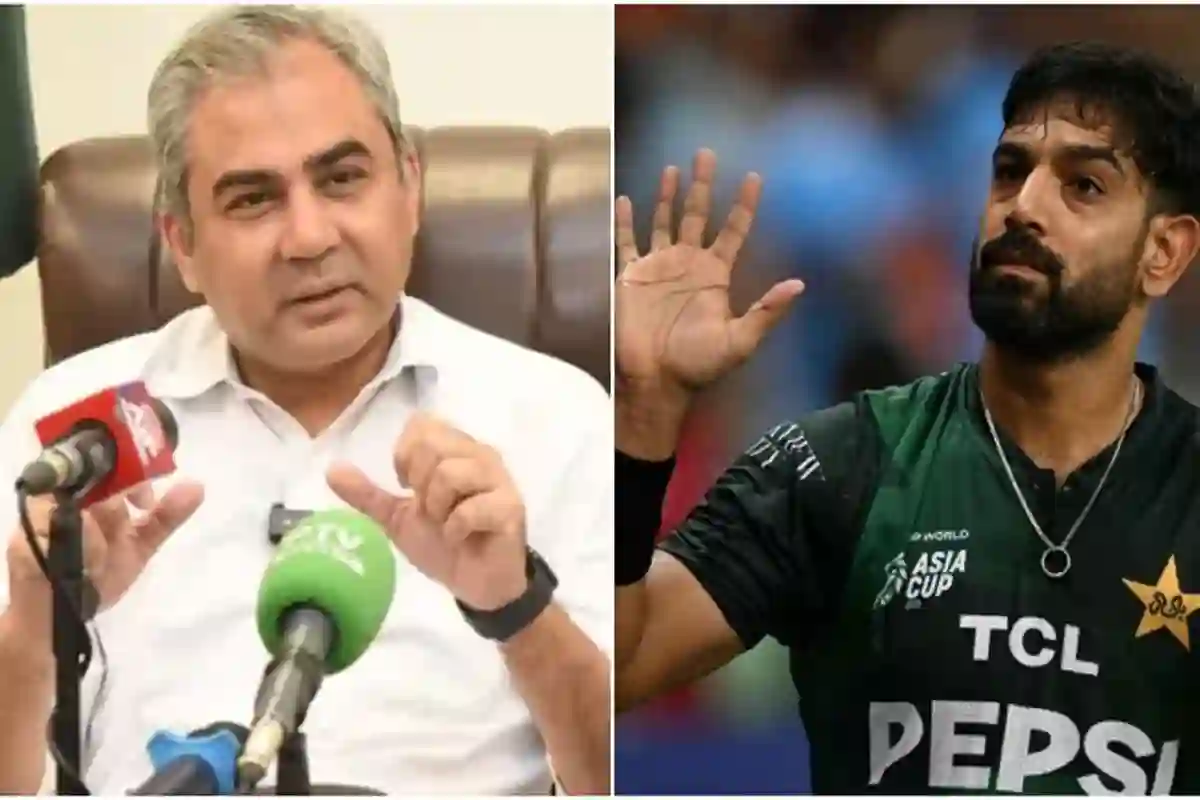 چیئرمین پی سی بی کا 0-6 کا اشارہ کرنے پرحارث رؤف پرعائد جرمانہ خود ادا کریں گے