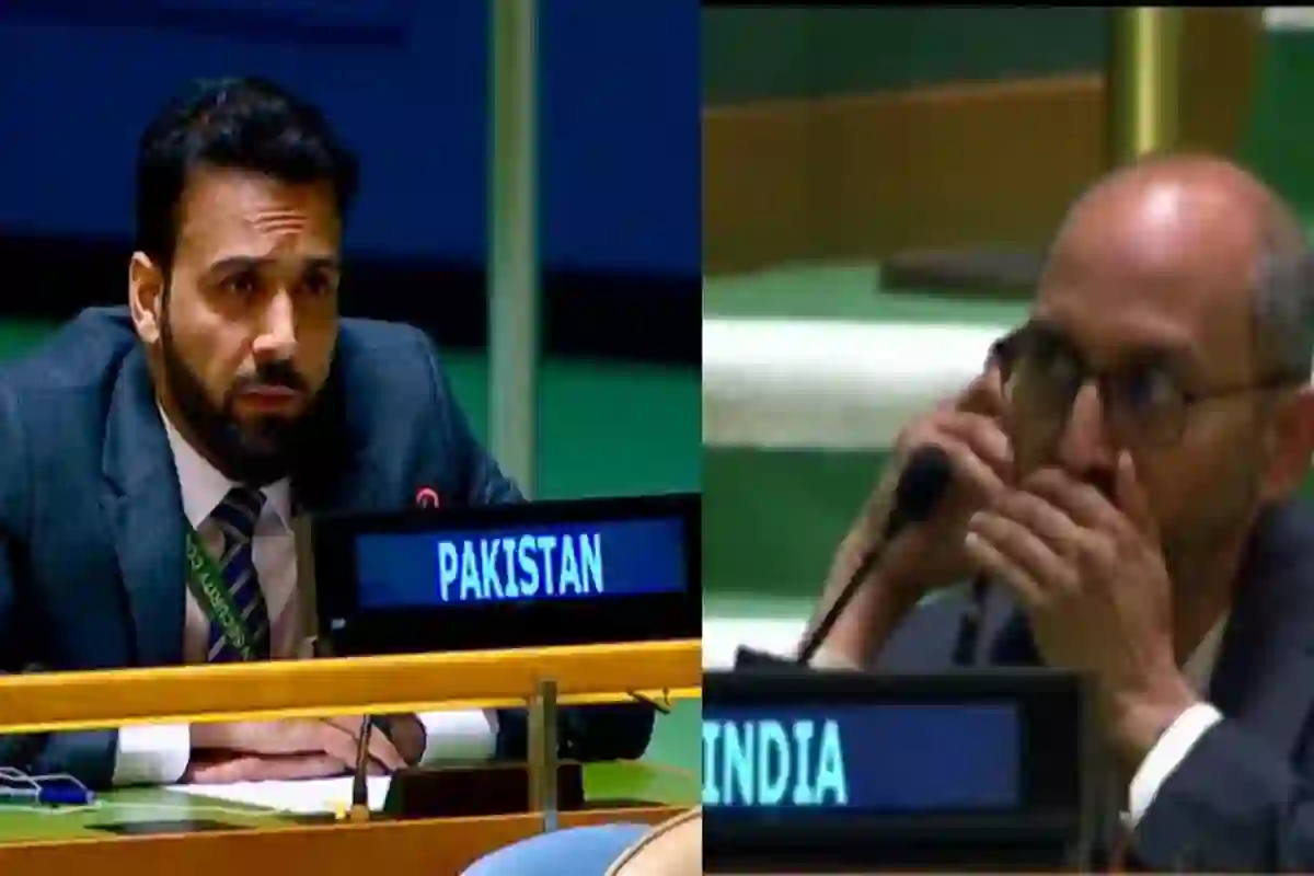 پاکستان کا اقوام متحدہ میں بھارت کو بھرپور جواب، بھارتی مندوب ہال چھوڑ کر چلاگیا