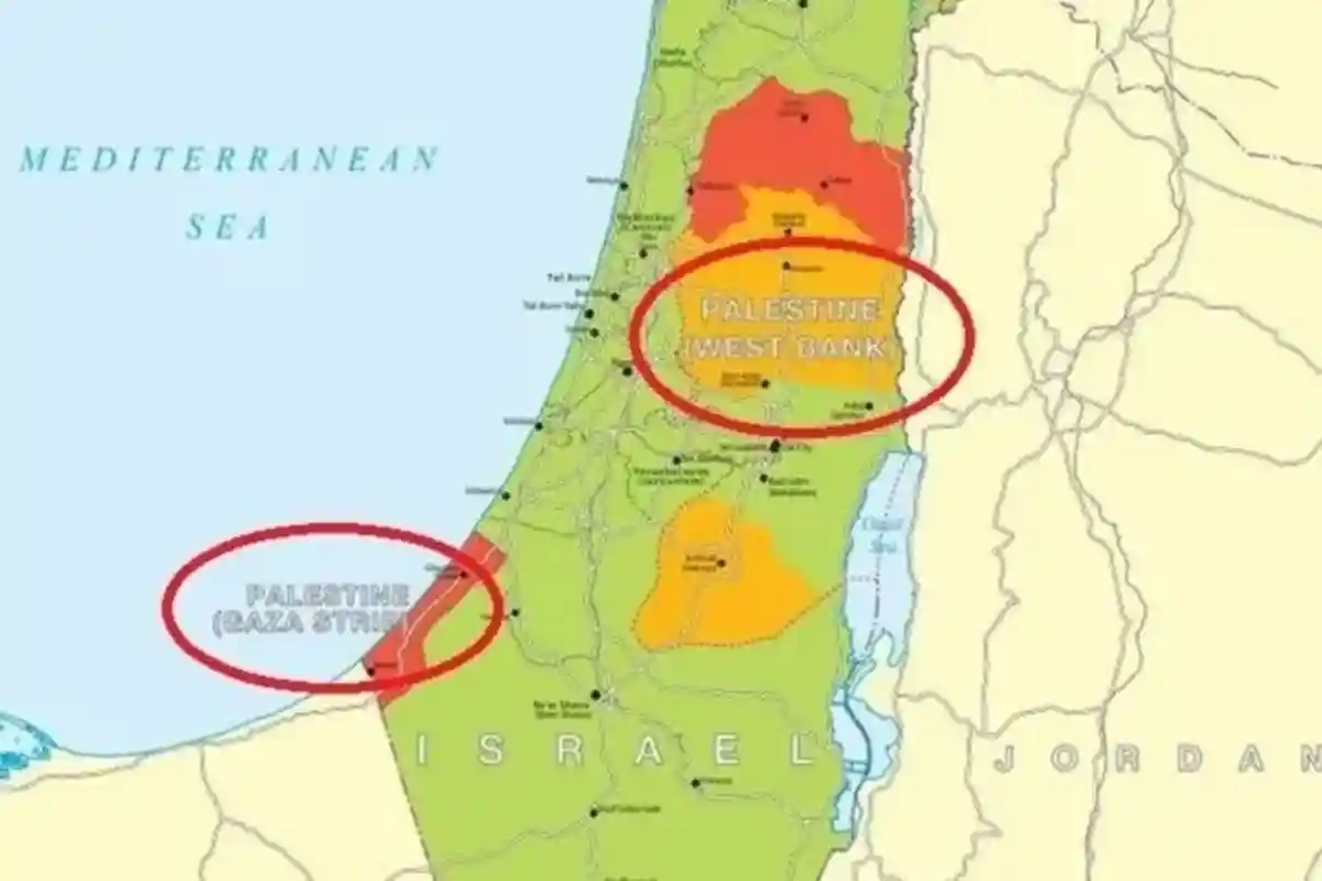 برطانیہ نے پہلی بار فلسطین کو اپنے سرکاری نقشوں میں شامل کرلیا