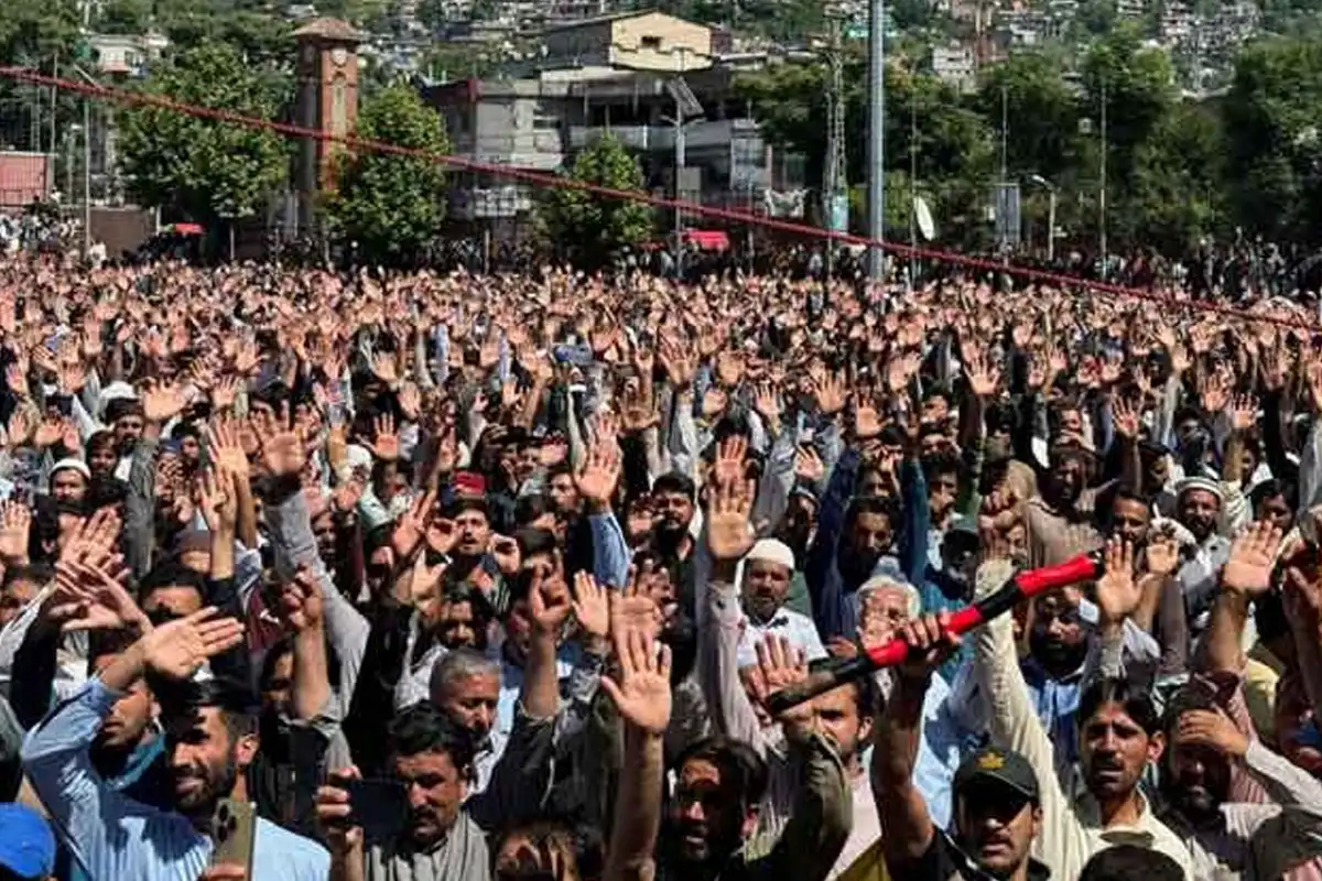 جوائنٹ عوامی ایکشن کمیٹی کا احتجاج کی ناکامی پر پرتشدد چہرہ بے نقاب