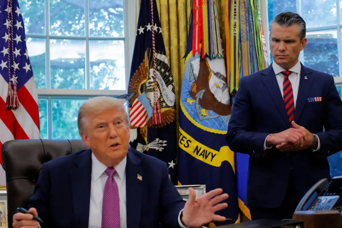 صدر ٹرمپ کا محکمہ دفاع کا نام بدل کر ’محکمہ جنگ‘ رکھنے کا اعلان