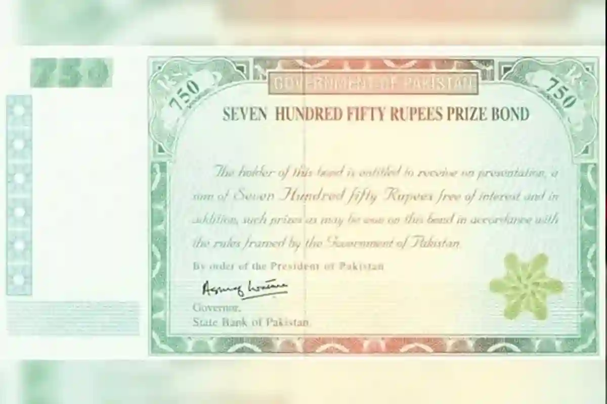 750 روپے کا پرائز بانڈ