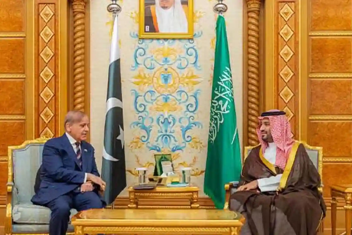 وزیر اعظم اور سعودی ولی عہد کی ملاقات
