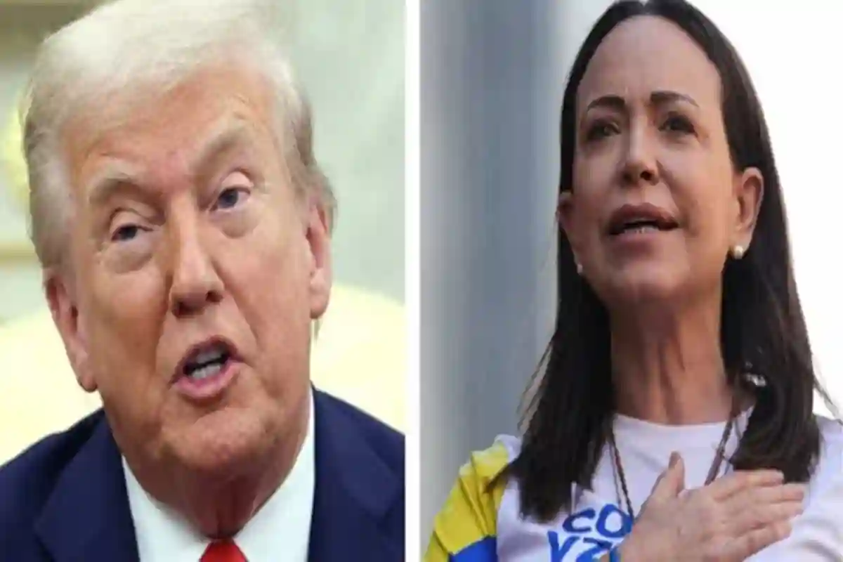 Nobel Peace Prize winner Maria Corina dedicates her award to Trump and Venezuela