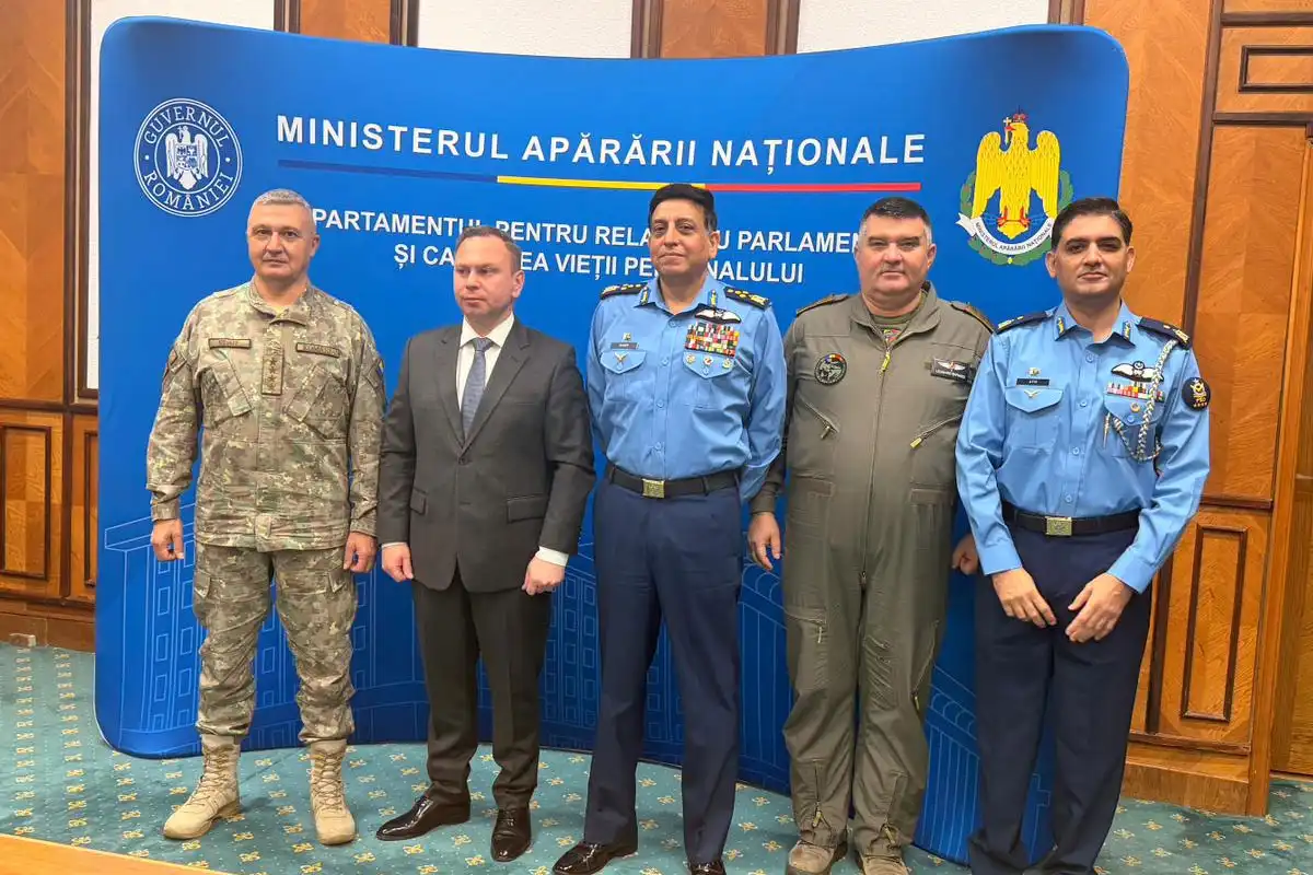 ائیر چیف مارشل ظہیر احمد بابر سدھو کا رومانیہ کا دورہ، دفاعی تعاون کے فروغ پر اتفاق