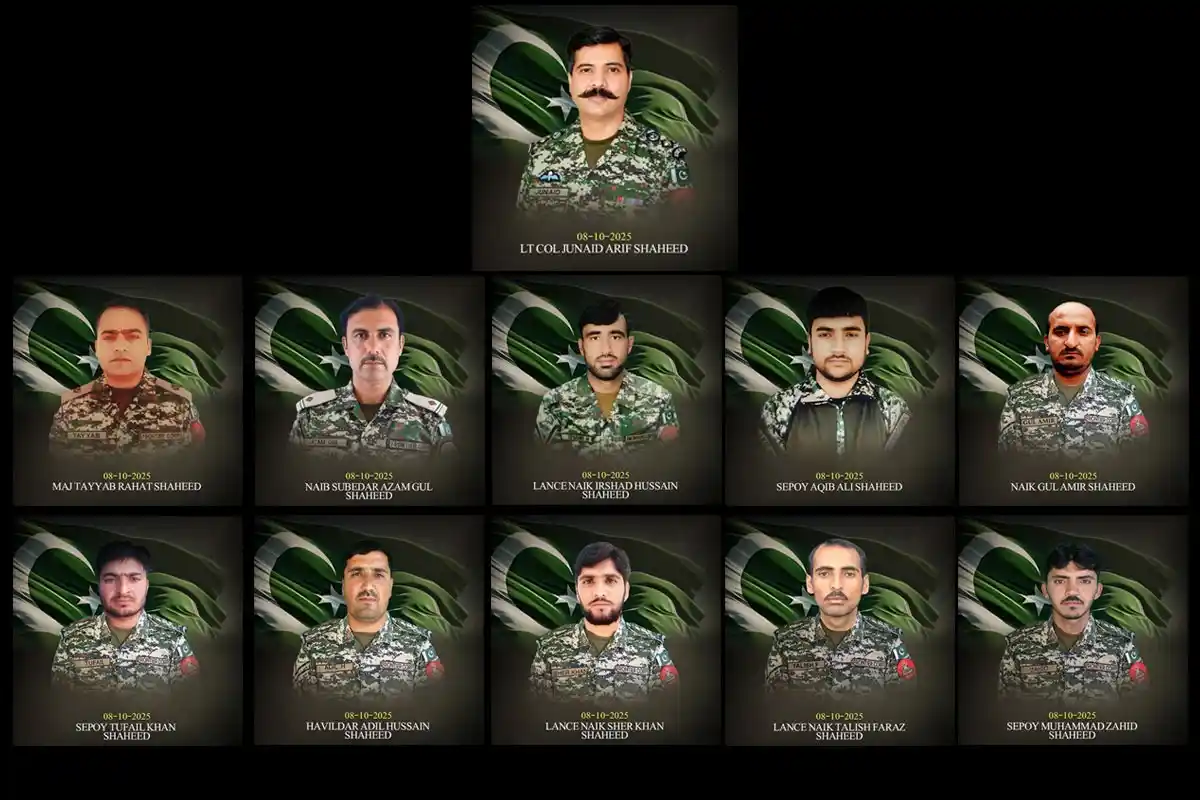 اورکزئی؛ شہید ہونے والے شہدا کی نمازجنازہ ادا، وزیر اعظم سمیت آرمی چیف کی شرکت