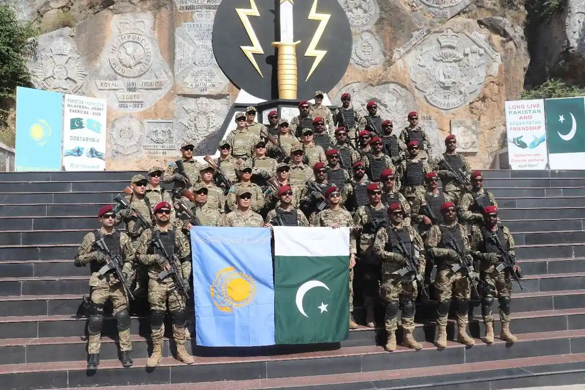 پاکستان اور قازقستان کے درمیان مشترکہ دفاعی مشقیں جاری، آئی ایس پی آر