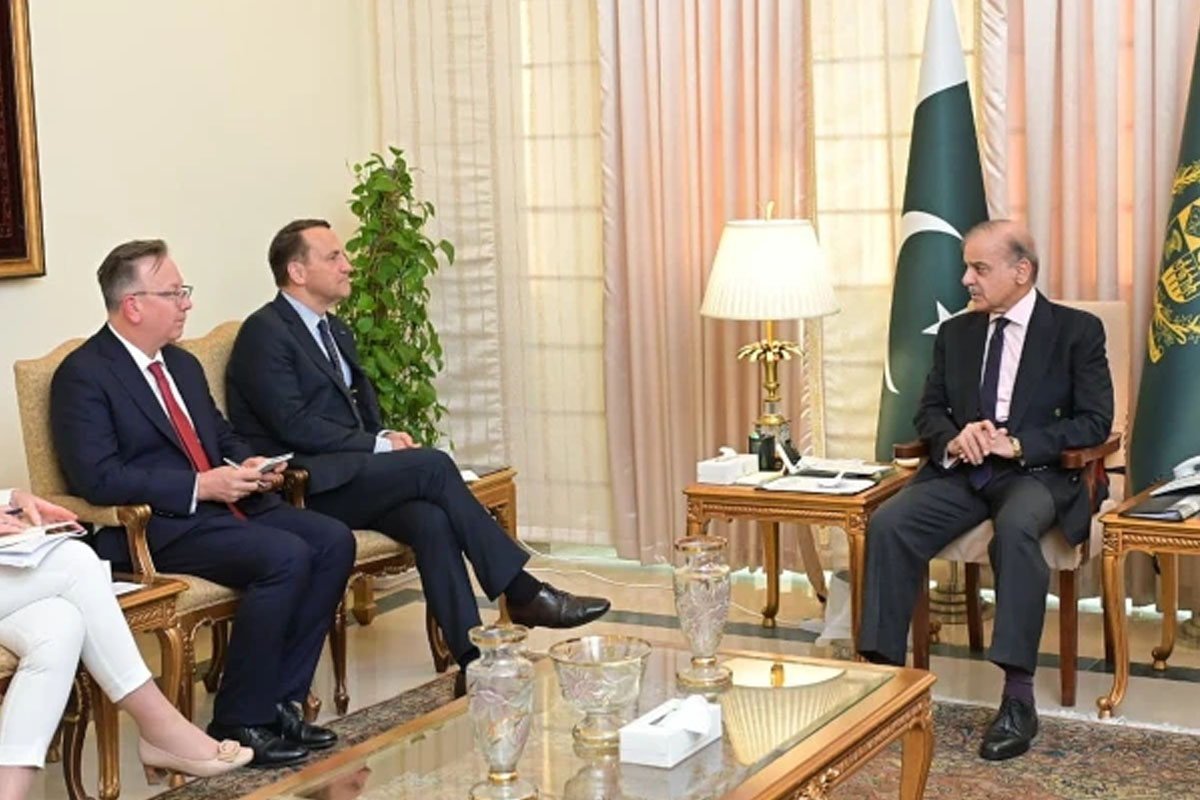وزیراعظم شہباز شریف سے پولینڈ کے نائب وزیراعظم کی ملاقات