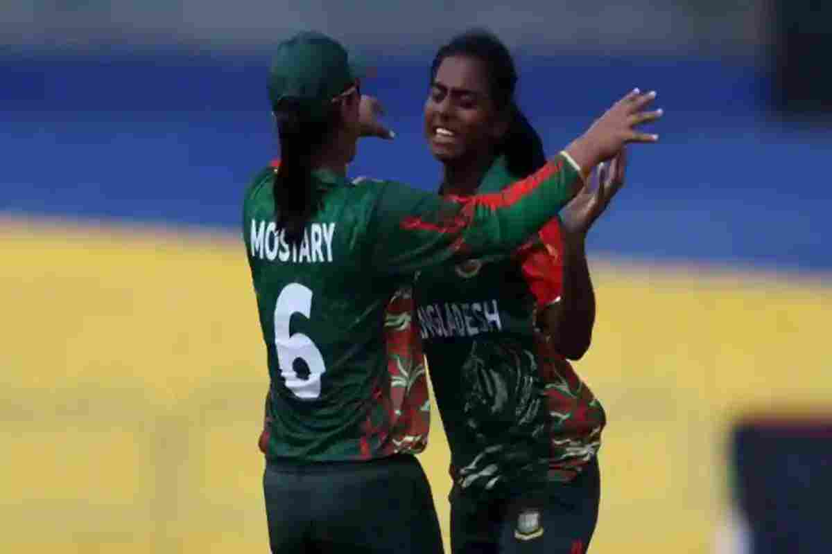 The national team was defeated by the Bangladesh team in the Women's World Cup.