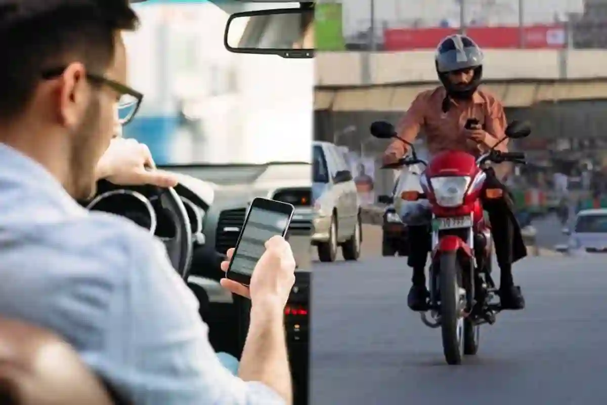 موٹرسائیکل، گاڑی چلانے کے دوران موبائل کے استعمال پر کتنا جرمانہ ہوگا؟ اہم خبر آگئی