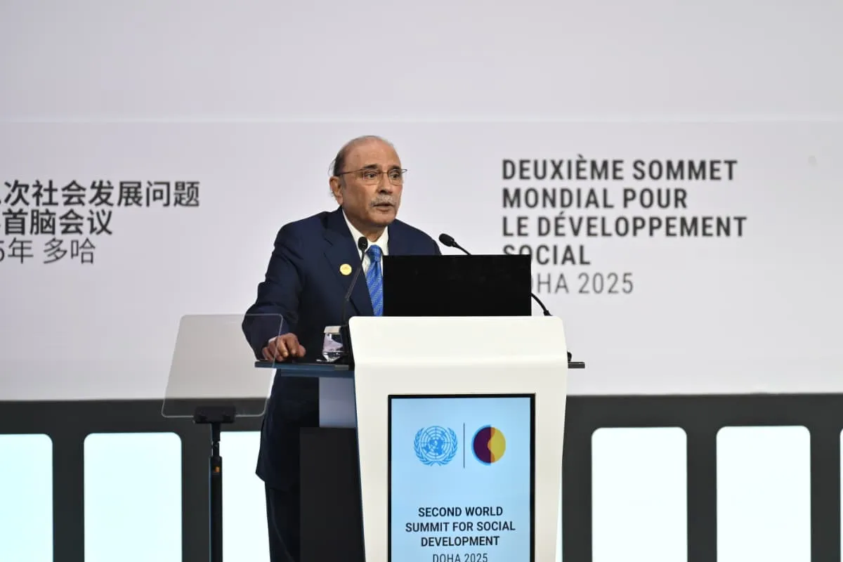 سماجی ترقی کا خواب غزہ جنگ کو نظرانداز کرکے پورا نہیں ہوسکتا، صدر مملکت