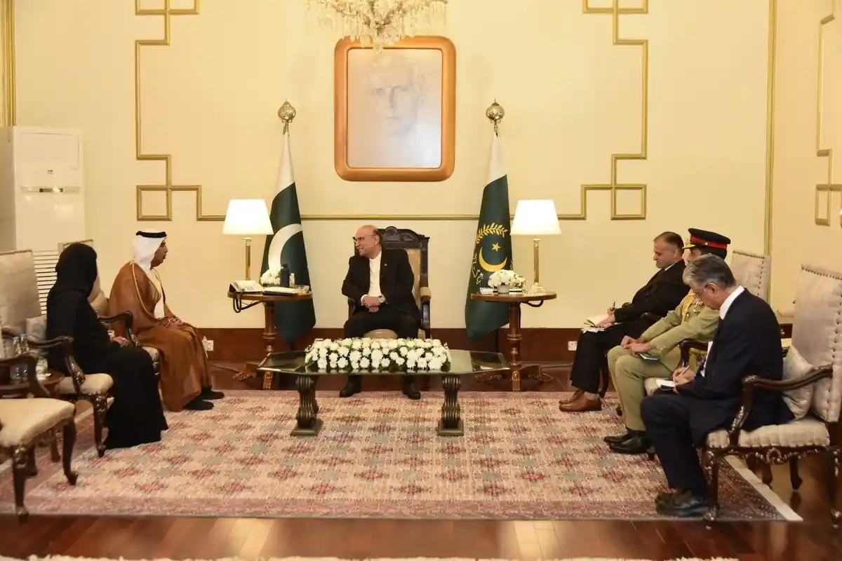 صدرِ مملکت سے اماراتی نامزد سفیر کی ملاقات، سلامتی اور دفاعی تعاون پر تبادلہ خیال