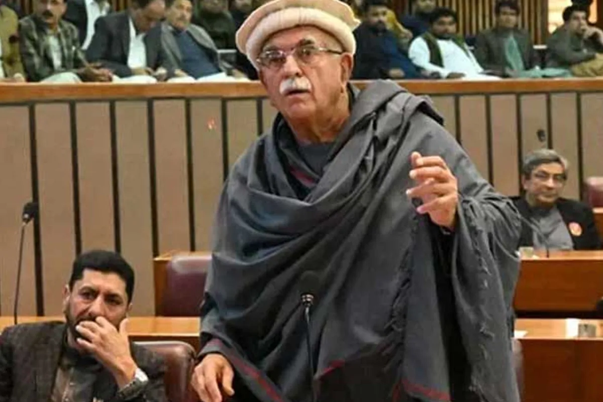 قومی اسمبلی میں محمود اچکزئی نے 27 ویں ترمیم کے بل کی کاپی پھاڑ دی