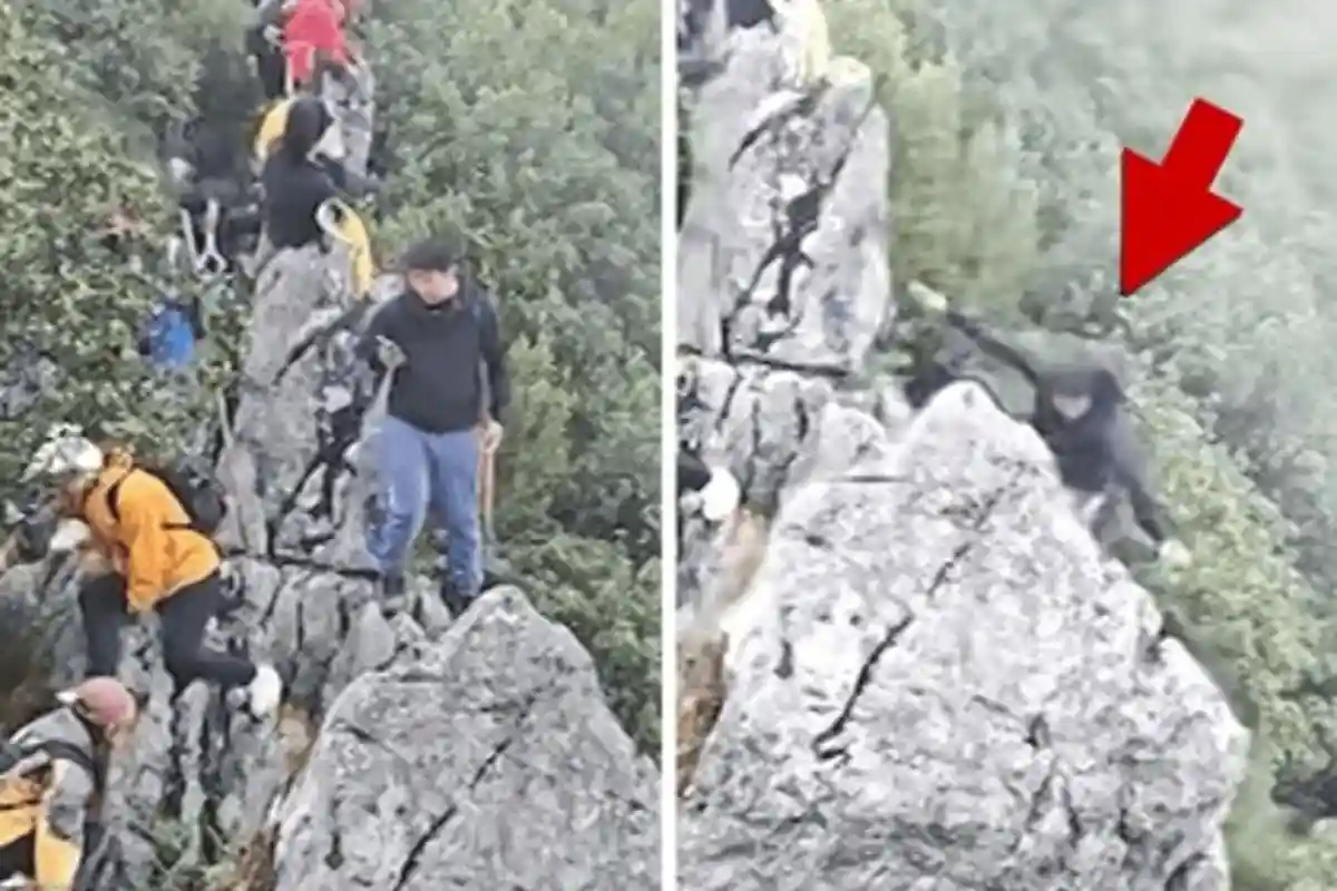 سیلفی لیتے ہوئے اونچی پہاڑی سے گرنے والا شخص کیسے بچ گیا؟ جان کر آپ بھی دنگ رہ جائیں گے