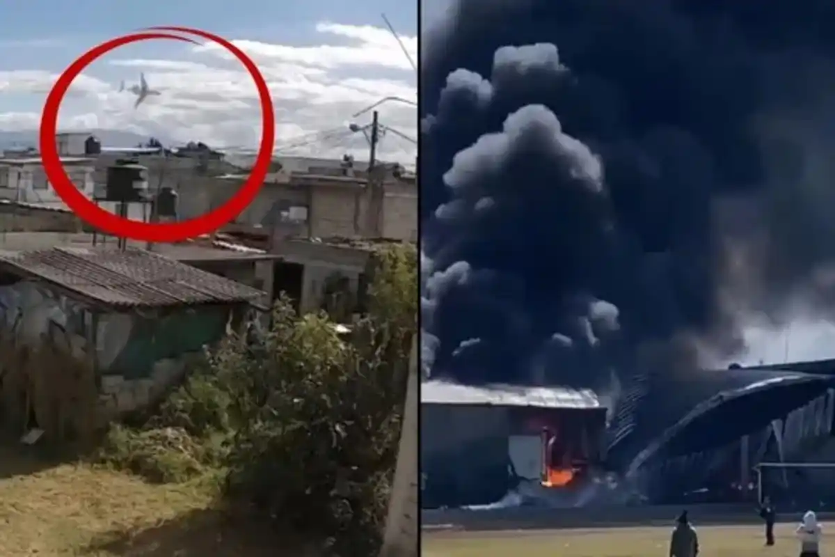 ہنگامی لینڈنگ کے دوران طیارہ گر کر تباہ، 7 افراد ہلاک