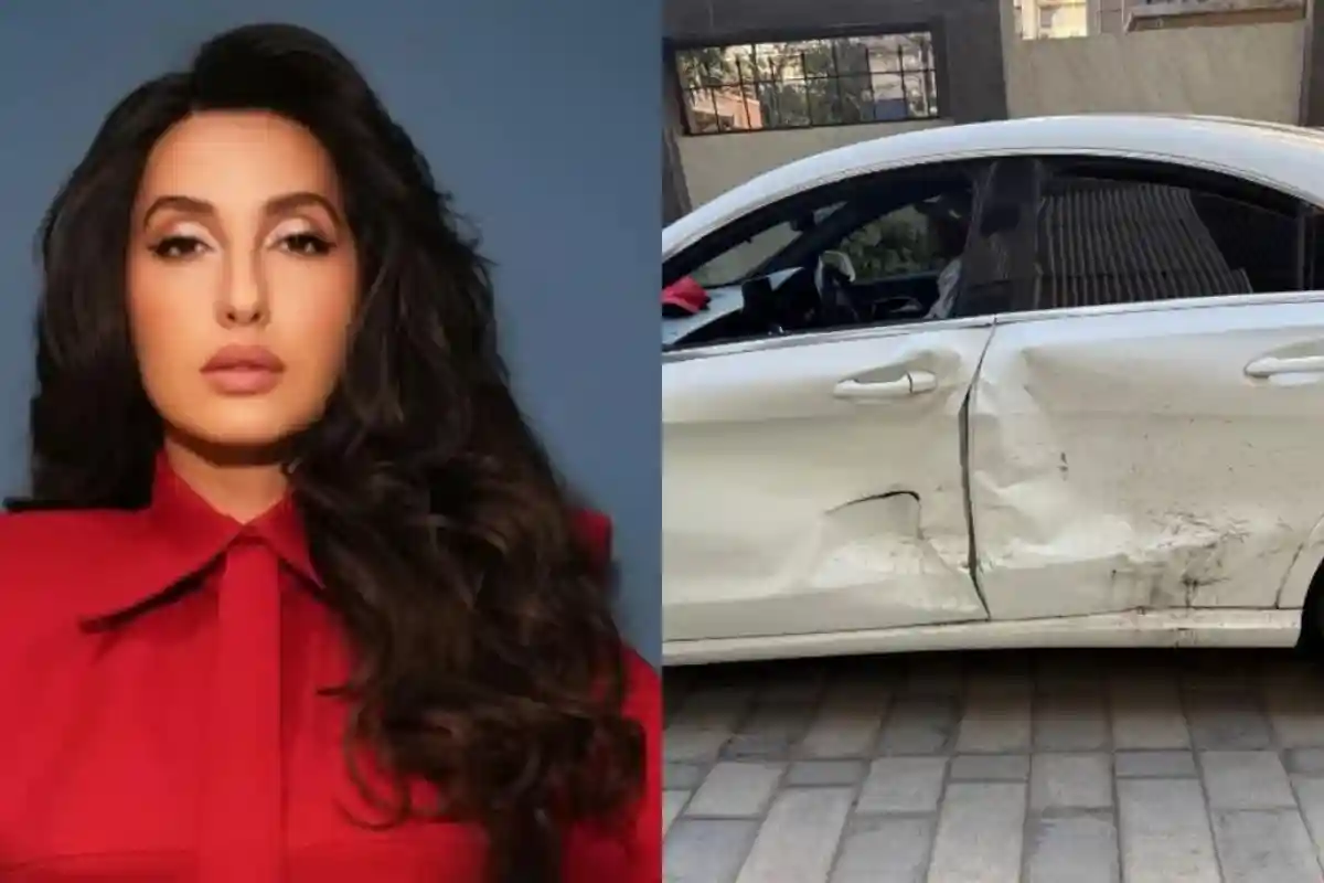 بھارتی رقاصہ نورا فتحی کار حادثے کا شکار