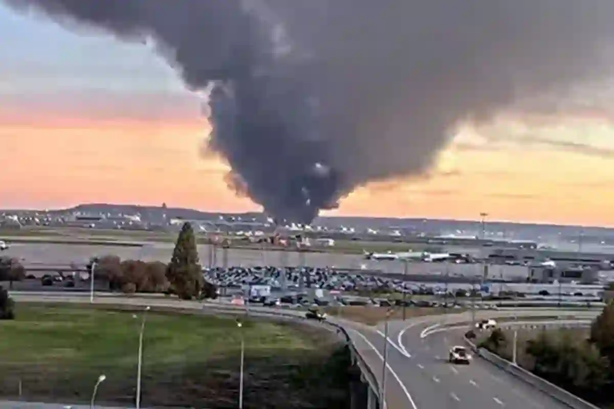 مَین کے بینگر انٹرنیشنل ایئرپورٹ پر نجی مسافر طیارہ حادثے کا شکار