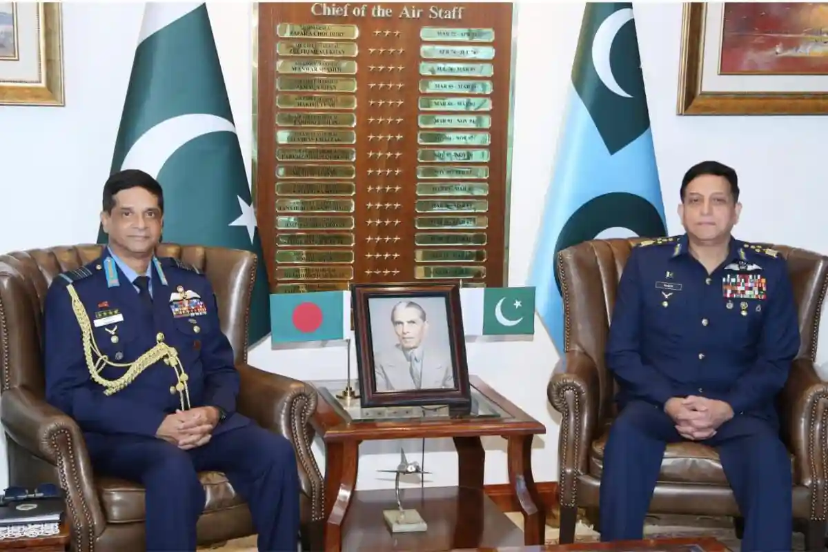 چیف آف دی ایئر اسٹاف بنگلہ دیش ایئر فورس کی سربراہ پاک فضائیہ سے ملاقات