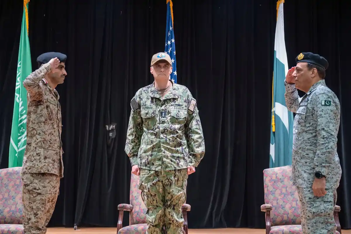 پاک بحریہ نے کمبائنڈ ٹاسک فورس 150 کی کمانڈ 14 ویں بار سنبھال لی