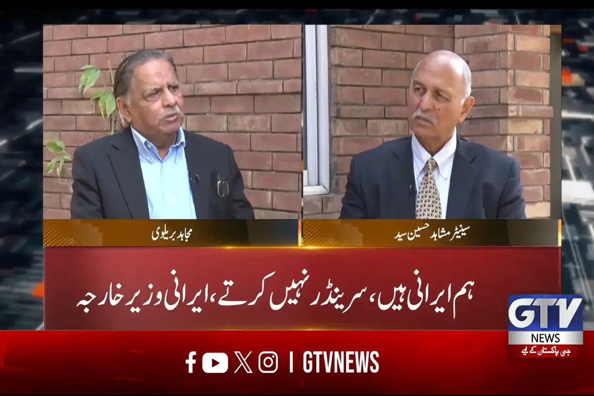 پاکستان میں ڈنڈے کی نہیں ہیلنگ ٹچ کی ضرورت ہے : مشاہد حسین کی جی ٹی وی سے گفتگو