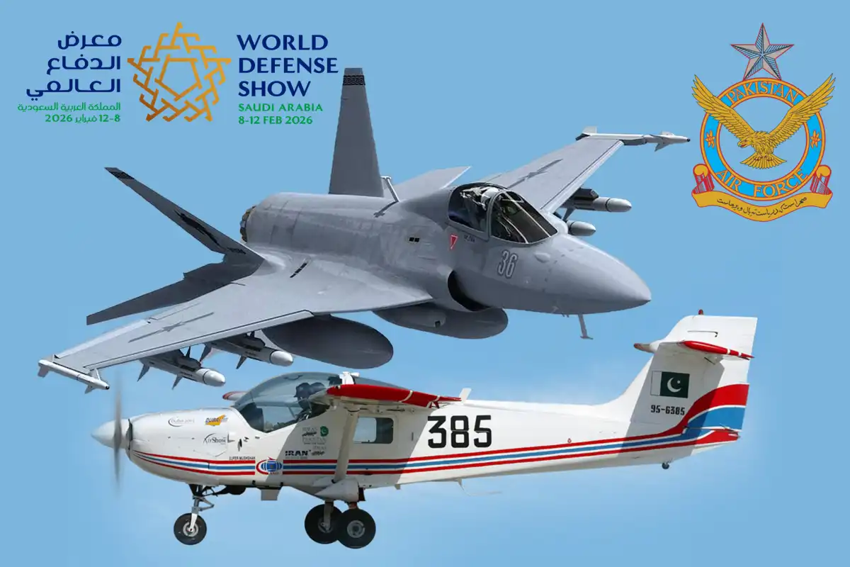سعودی عرب میں دفاعی نمائش، پاک فضائیہ کی جدید فضائی طاقت توجہ کا مرکز