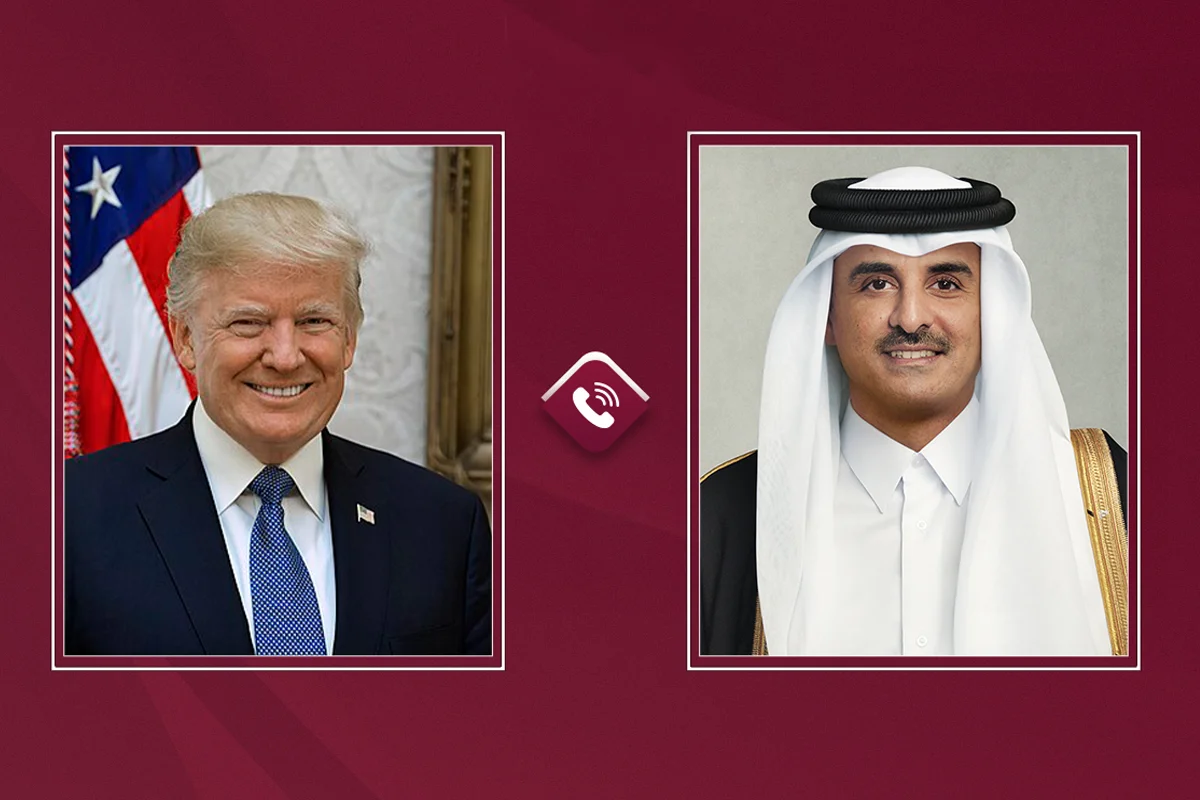 ٹرمپ اور قطری امیر کے درمیان رابطہ، کشیدگی میں کمی کیلئے سفارتی کوششوں پر زور