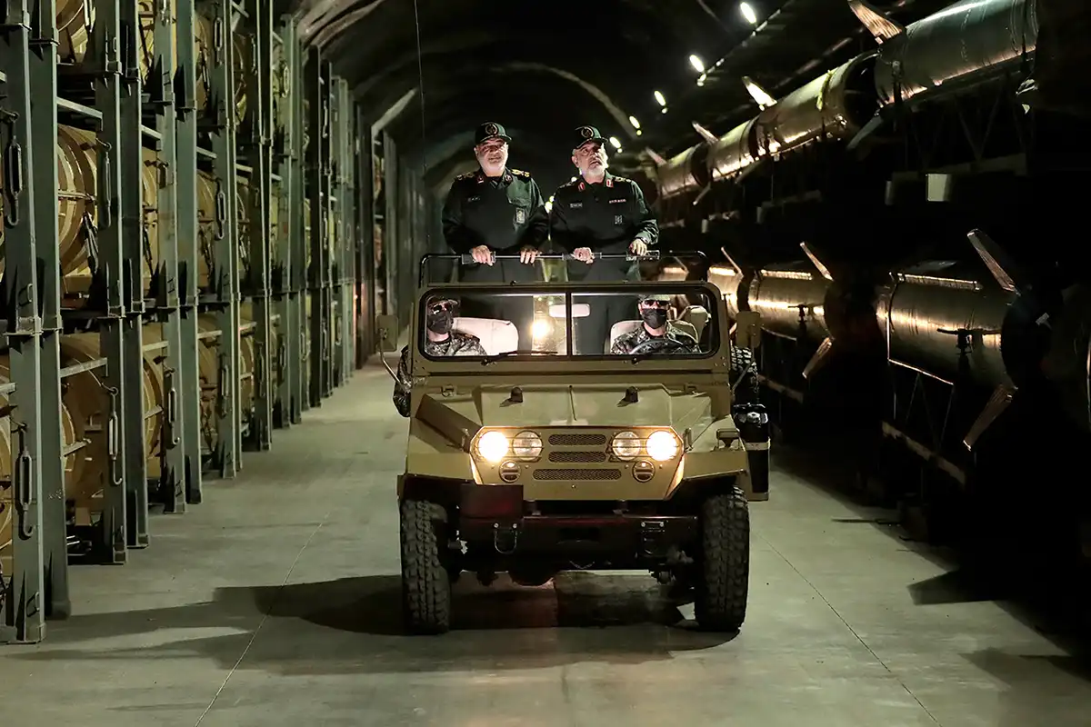 مقبوضہ علاقوں کے آسمان پر ایرانی میزائلوں کا راج ہے، پاسدارانِ انقلاب