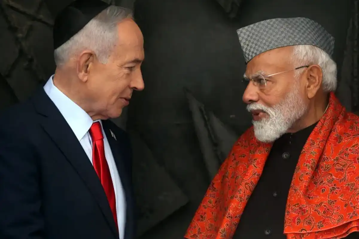 یہود و ہنود گٹھ جوڑ: نریندر مودی کی اسرائیل نوازی پر عالمی جریدے کے سخت سوالات