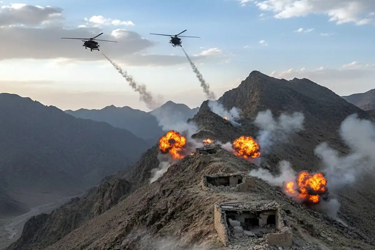 آپریشن غضب للحق : کرم سیکٹر میں پاک فوج کی کارروائیاں، افغان طالبان کی پوسٹیں تباہ