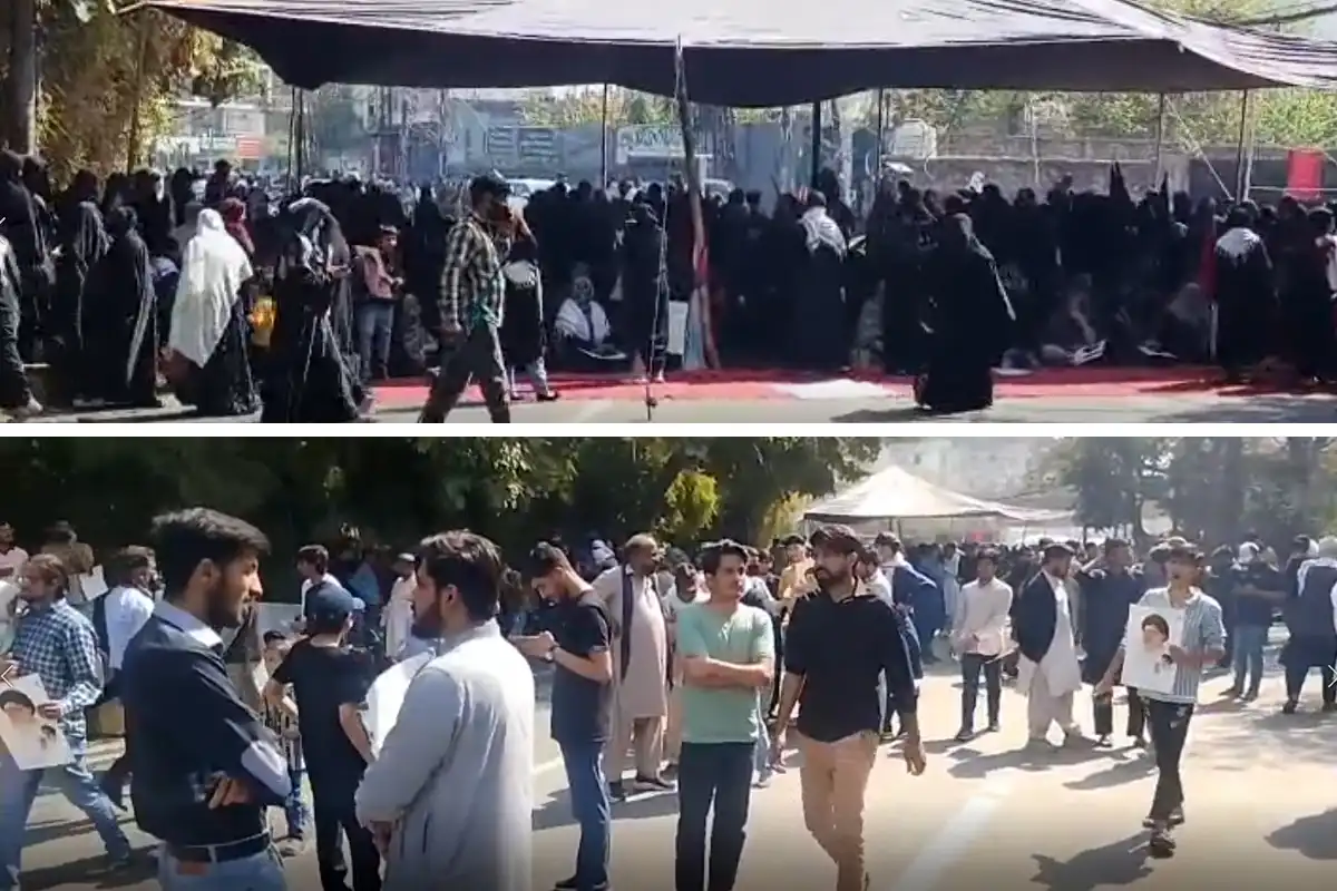 لاہور میں مظاہرین کا دھرنا رات سے جاری، امریکی قونصل خانے جانے کی کوشش